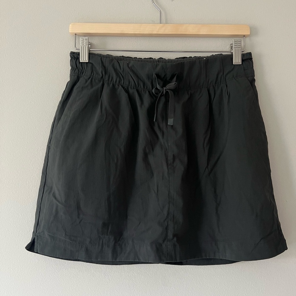 REI Co-op Black Skort with Built-In Shorts | Size Medium